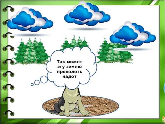 Так может эту землю прополоть надо? 