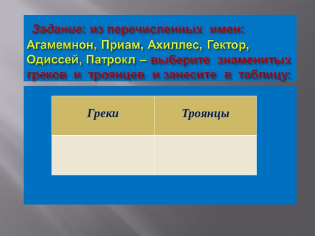  Греки  Троянцы 