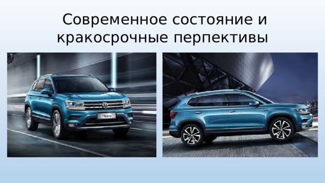   Современное состояние и кракосрочные перпективы 