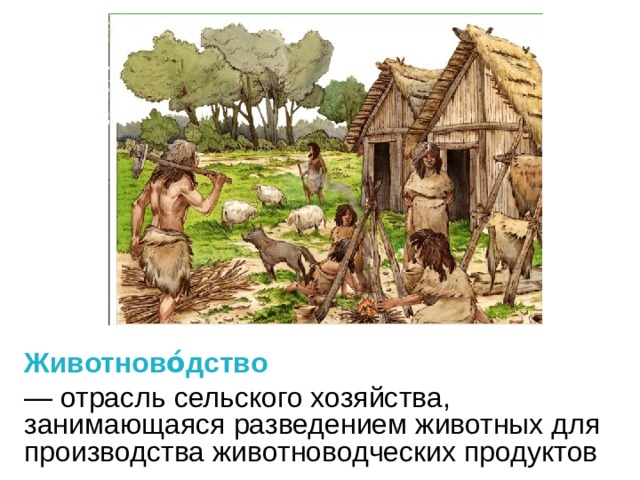 Животново́дство   — отрасль сельского хозяйства, занимающаяся разведением животных для производства животноводческих продуктов 