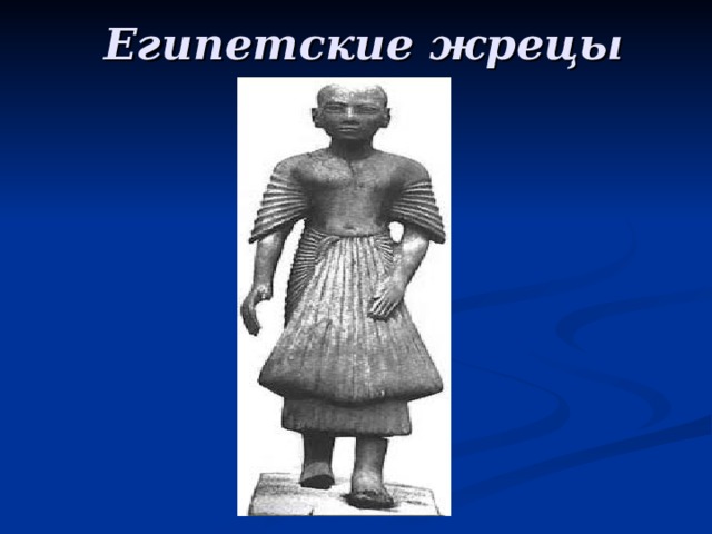  Египетские жрецы 