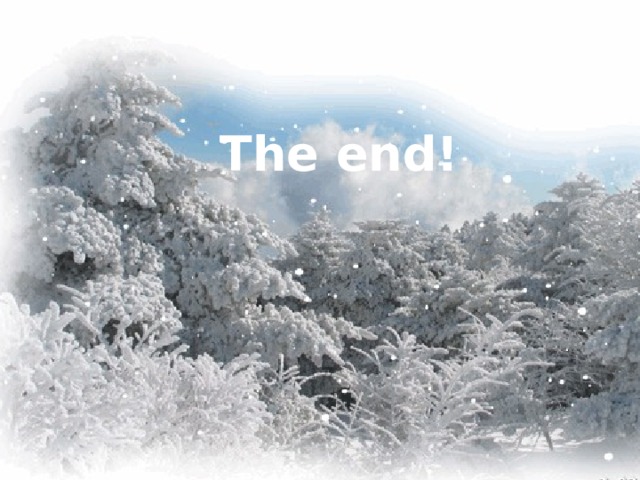 The end! 