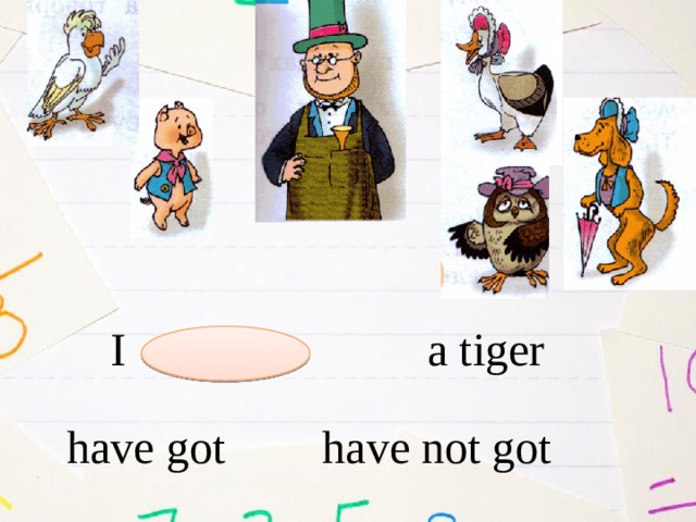 I a tiger have got have not got 
