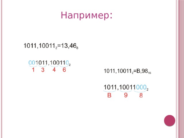 Например : 
