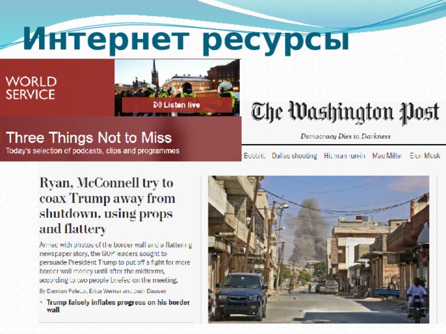 Интернет ресурсы 