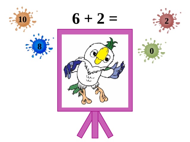 6 + 2 = 10 2 8 0 