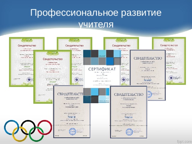 Профессиональное развитие учителя 