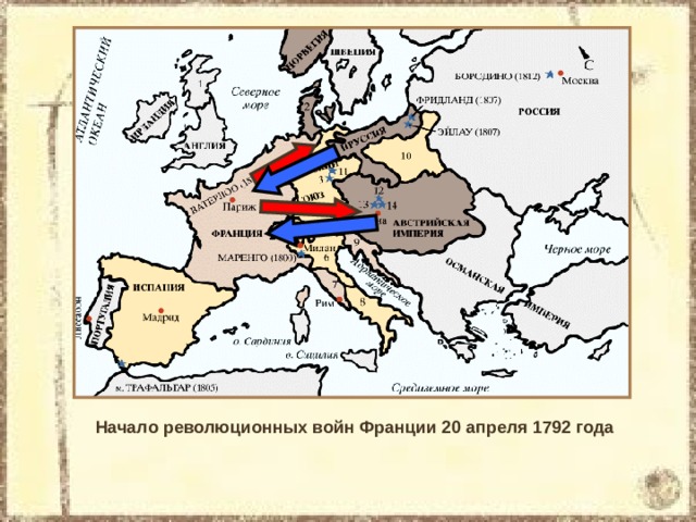 Начало революционных войн Франции 20 апреля 1792 года 