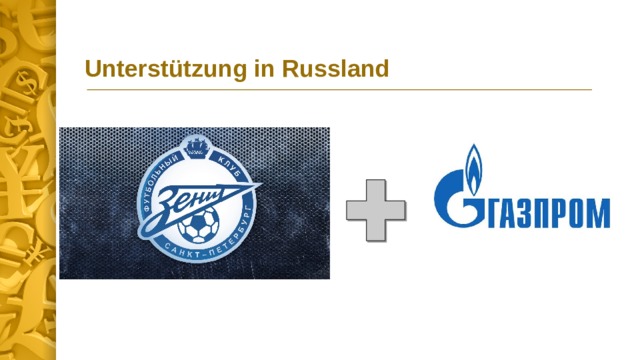 Unterstützung in Russland  