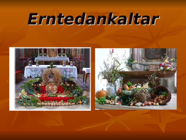 Erntedankaltar