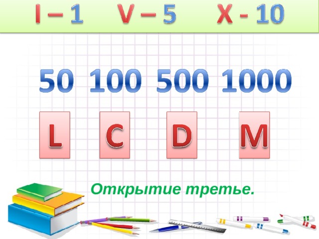 Открытие третье. 