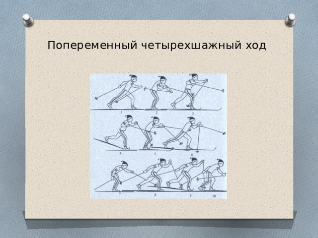 Попеременный четырехшажный xoд   
