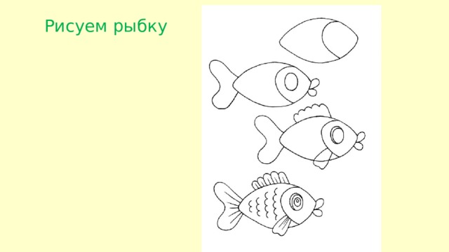 Рисуем рыбку 