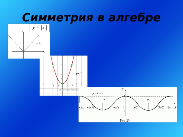 Симметрия в алгебре 