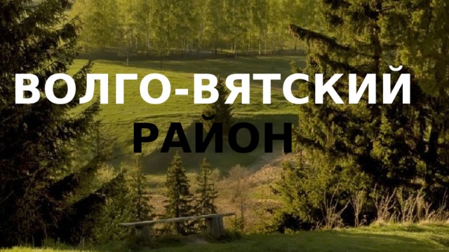 ВОЛГО-ВЯТСКИЙ РАЙОН 