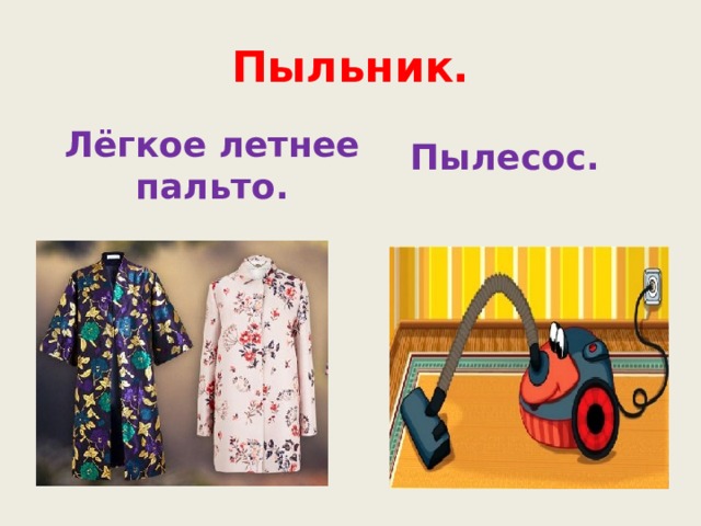 Пыльник. Лёгкое летнее пальто. Пылесос.  