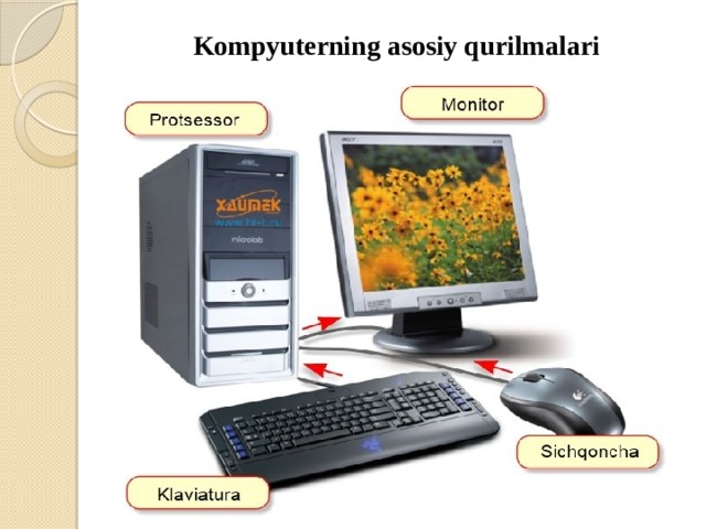 Kompyuterning asosiy qurilmalari 