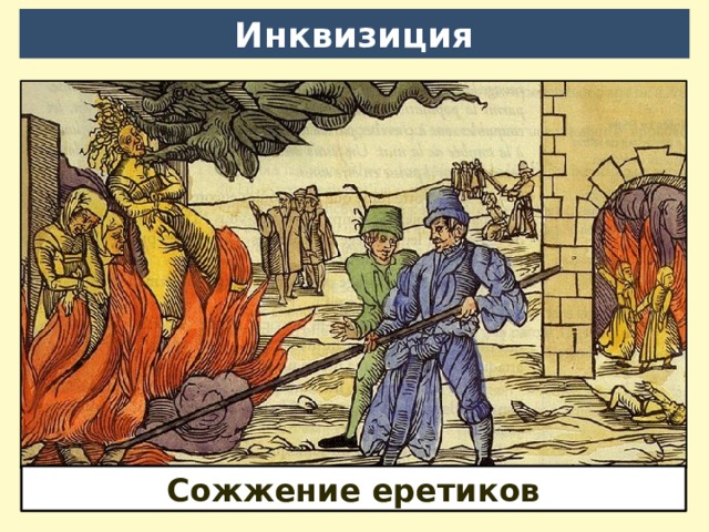 Инквизиция Сожжение еретиков 