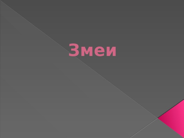 Змеи 