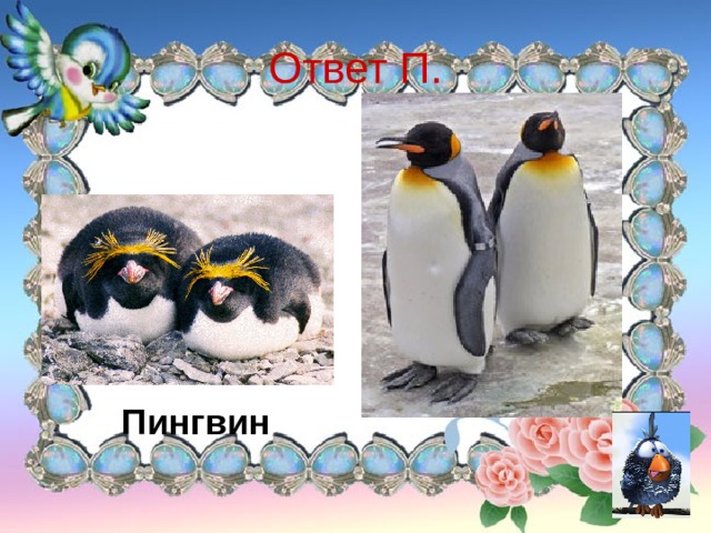 Ответ П. Пингвин 