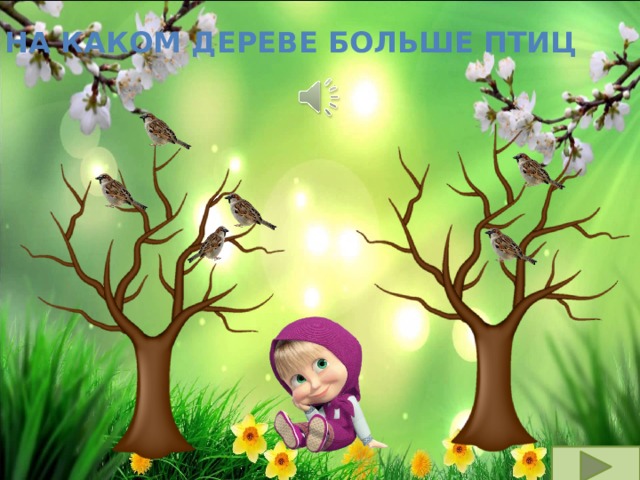 На каком дереве больше птиц 