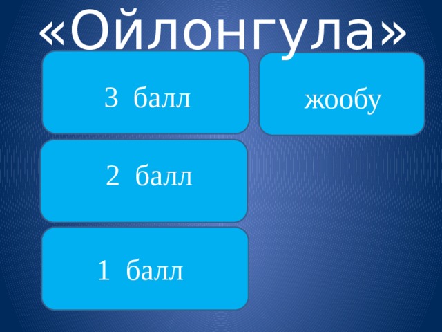 Мунушкор токойдон 7 таранчы кармады. Жолдон 7 балага жолукту, ар бирине бирден чымчык берсе, капаста бир чымчык калды. Бул кандайча болду? 2 ( бир чымчыкты капасы менен берген ) 