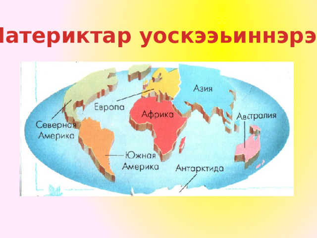 Материктар уоскээьиннэрэ: 