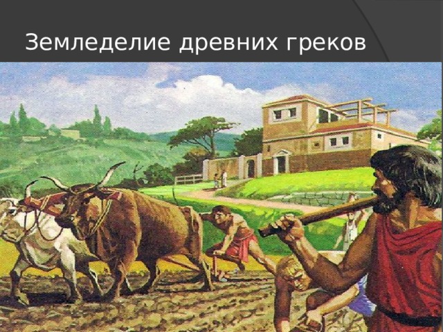 Земледелие древних греков 
