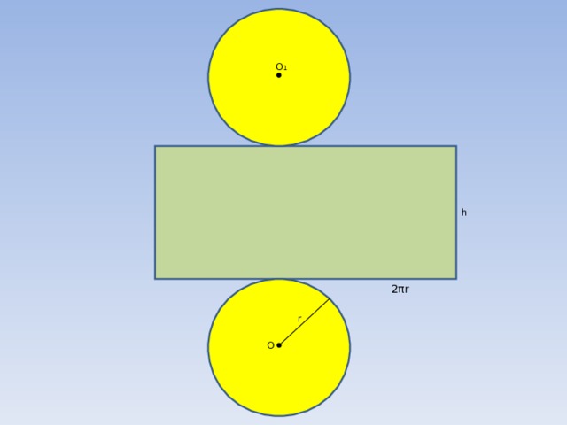 О 1 h 2 π r r О 