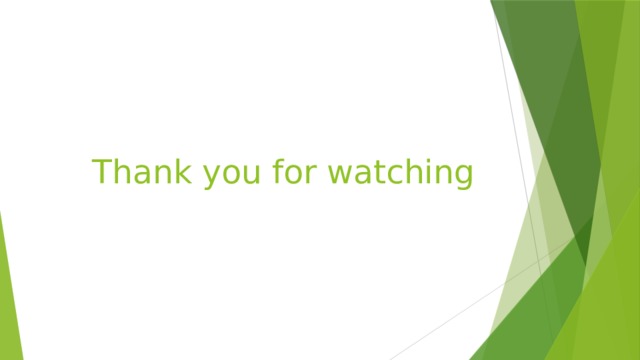 Thank you for watching 