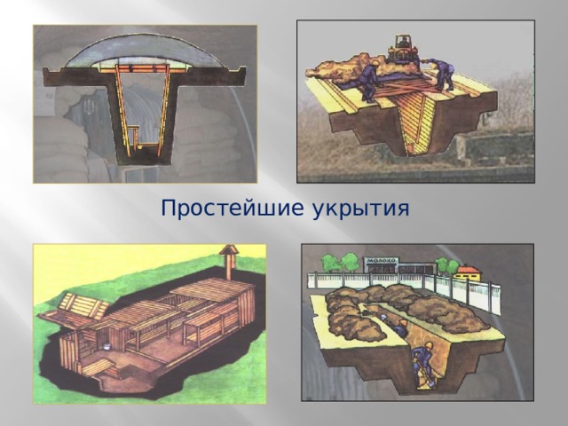 Простейшие укрытия 
