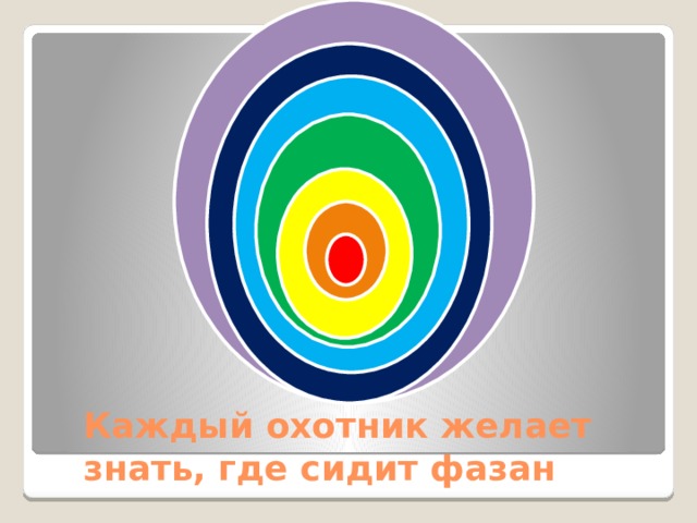 Каждый охотник желает знать, где сидит фазан 