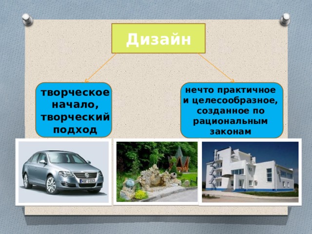 Дизайн нечто практичное и целесообразное, созданное по рациональным законам творческое начало, творческий подход 