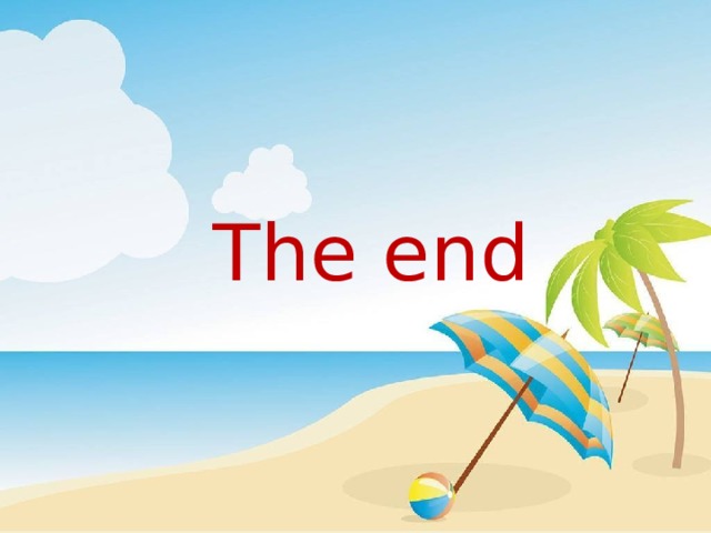 The end 