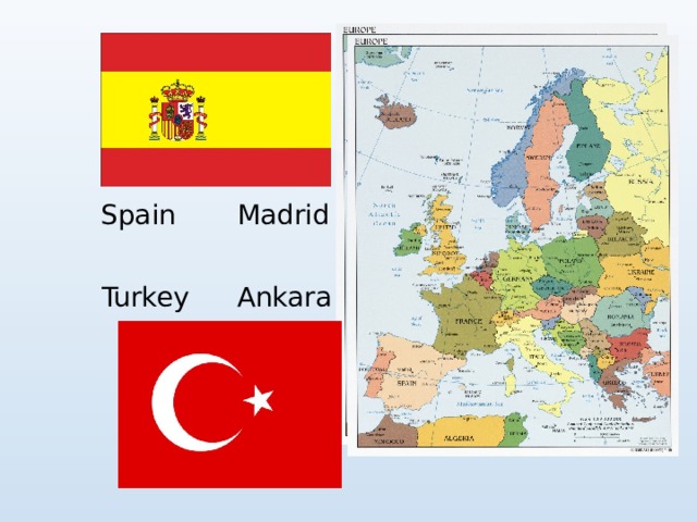 Spain Madrid Ankara Turkey 