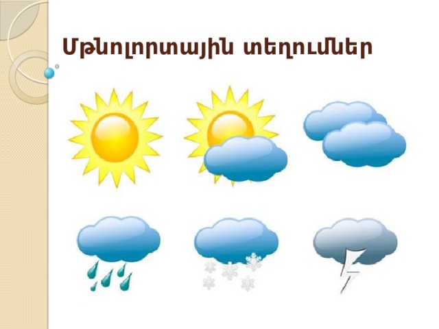 Մթնոլորտային տեղումներ 