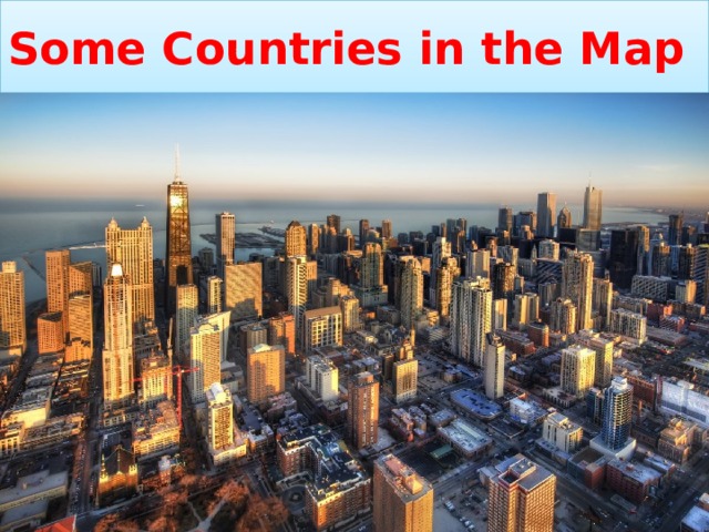 Some Countries in the Map 