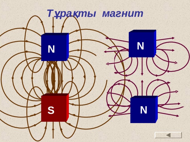 N Тұрақты магнит N N S 