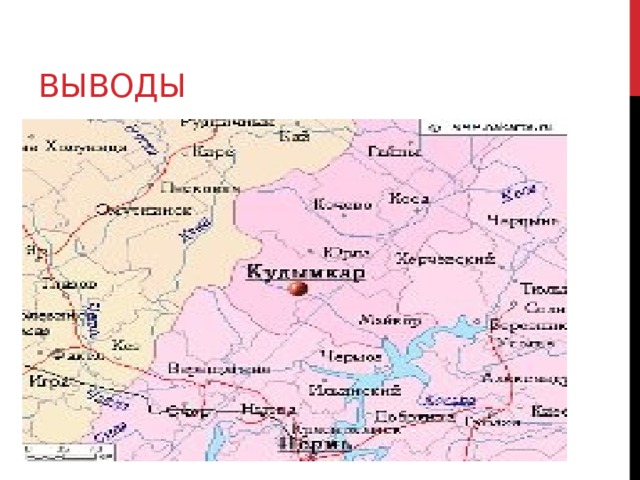 Выводы 
