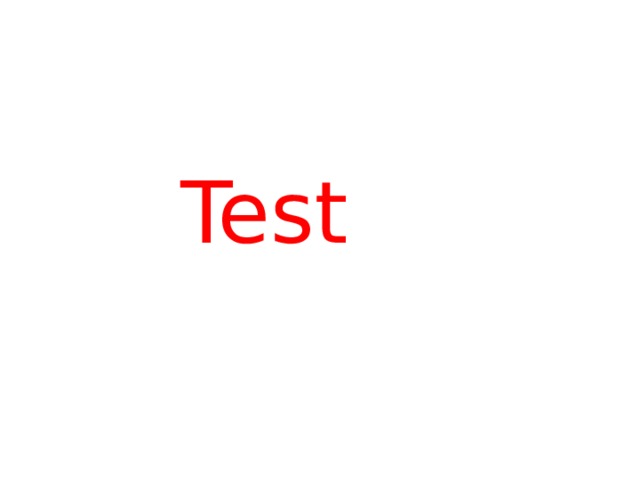 Test 