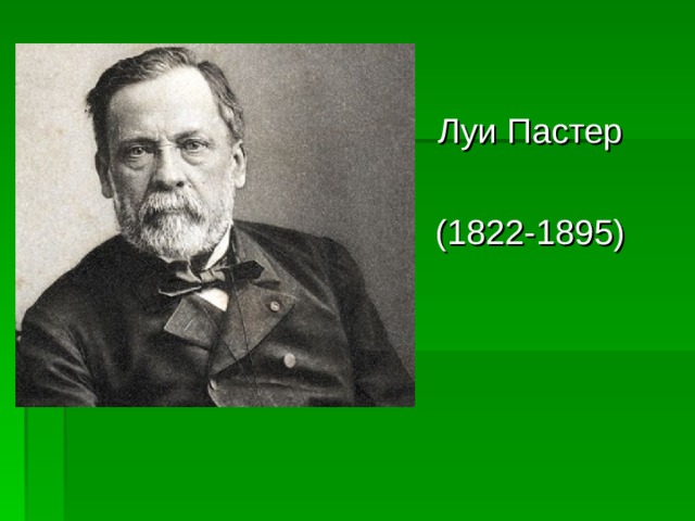 Луи Пастер (1822-1895) 