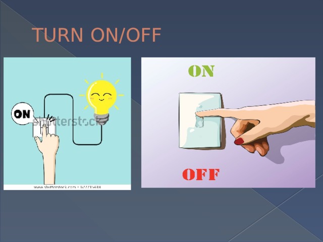 TURN ON/OFF 