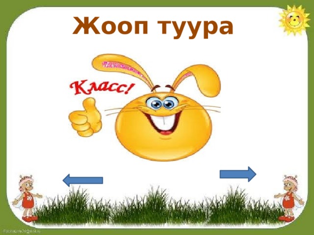 Жооп туура 