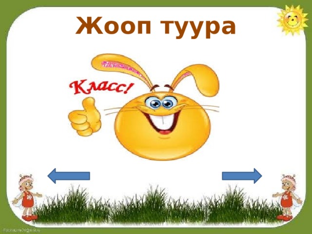 Жооп туура 