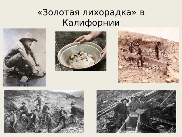«Золотая лихорадка» в Калифорнии 