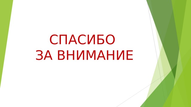 СПАСИБО  ЗА ВНИМАНИЕ 