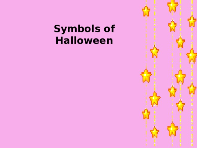 Symbols of Halloween 