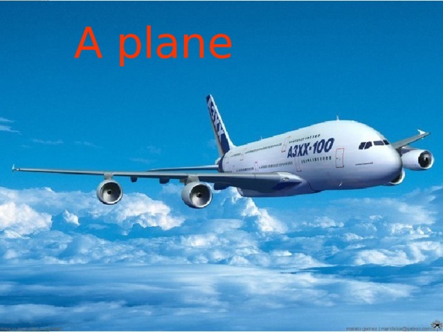 A plane 