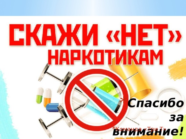 Спасибо за внимание! Команда «Три Т» 