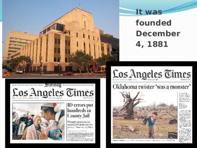 It was founded  December 4, 1881   